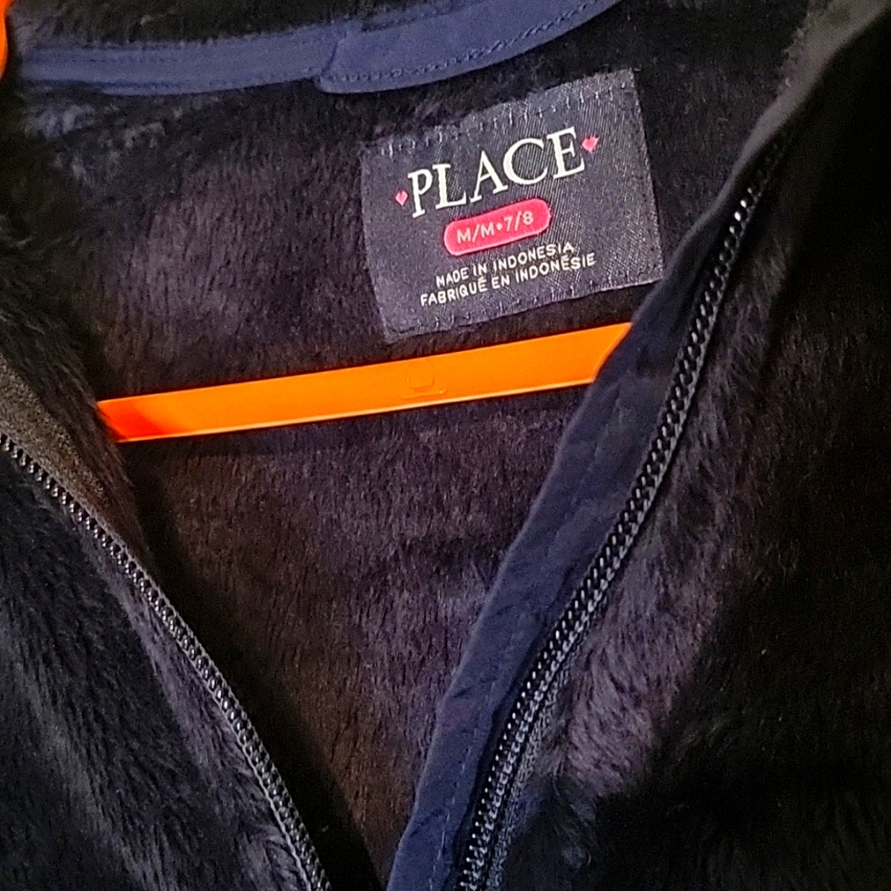 Girls (M) Children's Place Plush Zip-Up